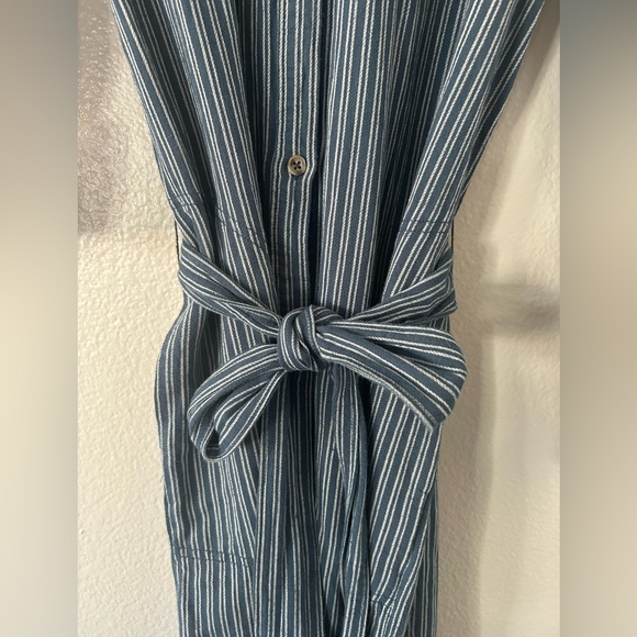 Anthropologie Blue and White Striped Dress - Picture 11 of 11